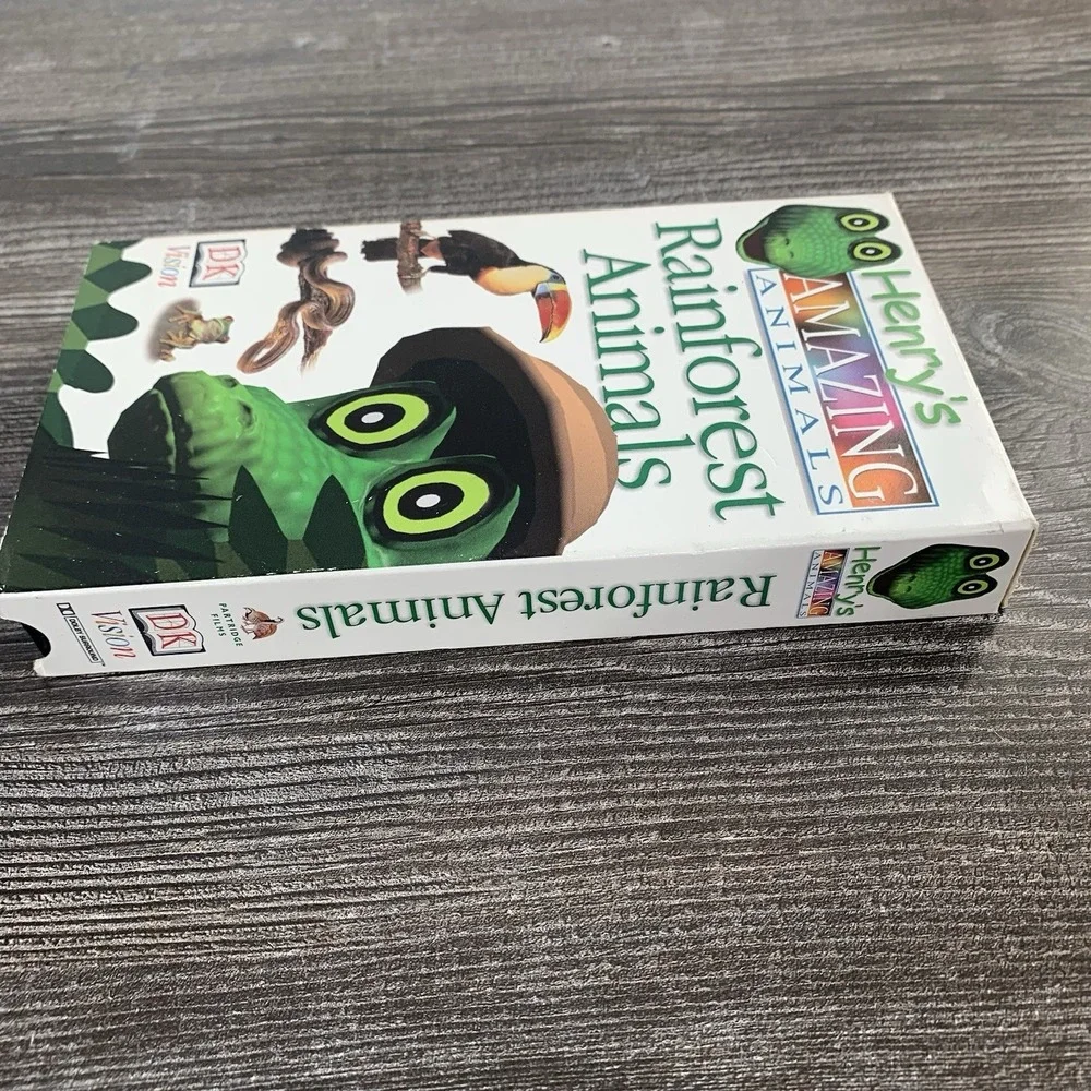 Henry's Amazing Animals Rainforest Animals‎ (VHS, 1996) DK Vision Education Rare
